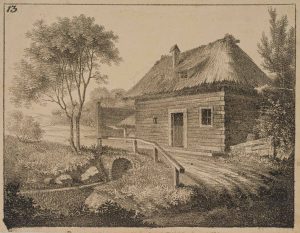 Blockhütte am Mühlbach
