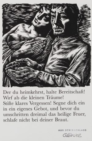 Paar mit gefalteten Händen