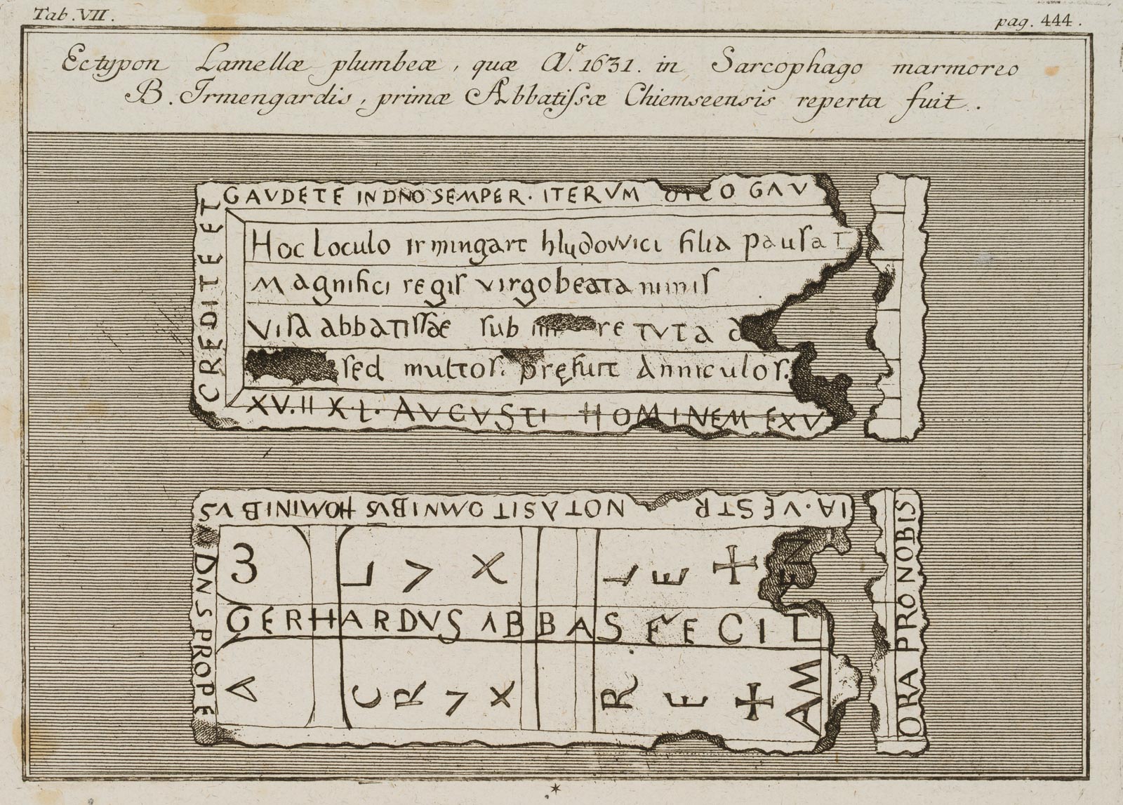 Inschriften, aus Monumenta Boica
