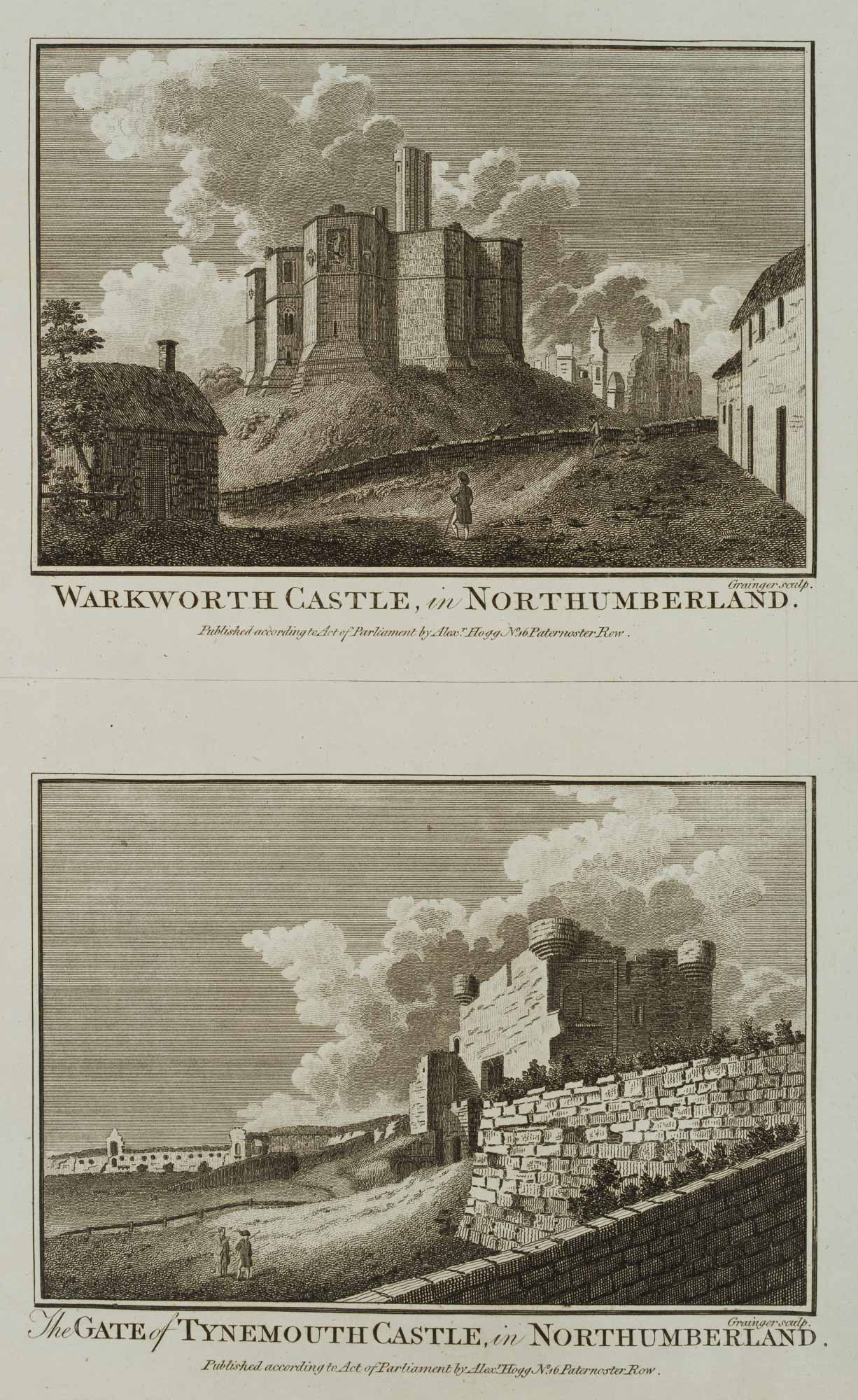 Warkworth Castle in Northumberland