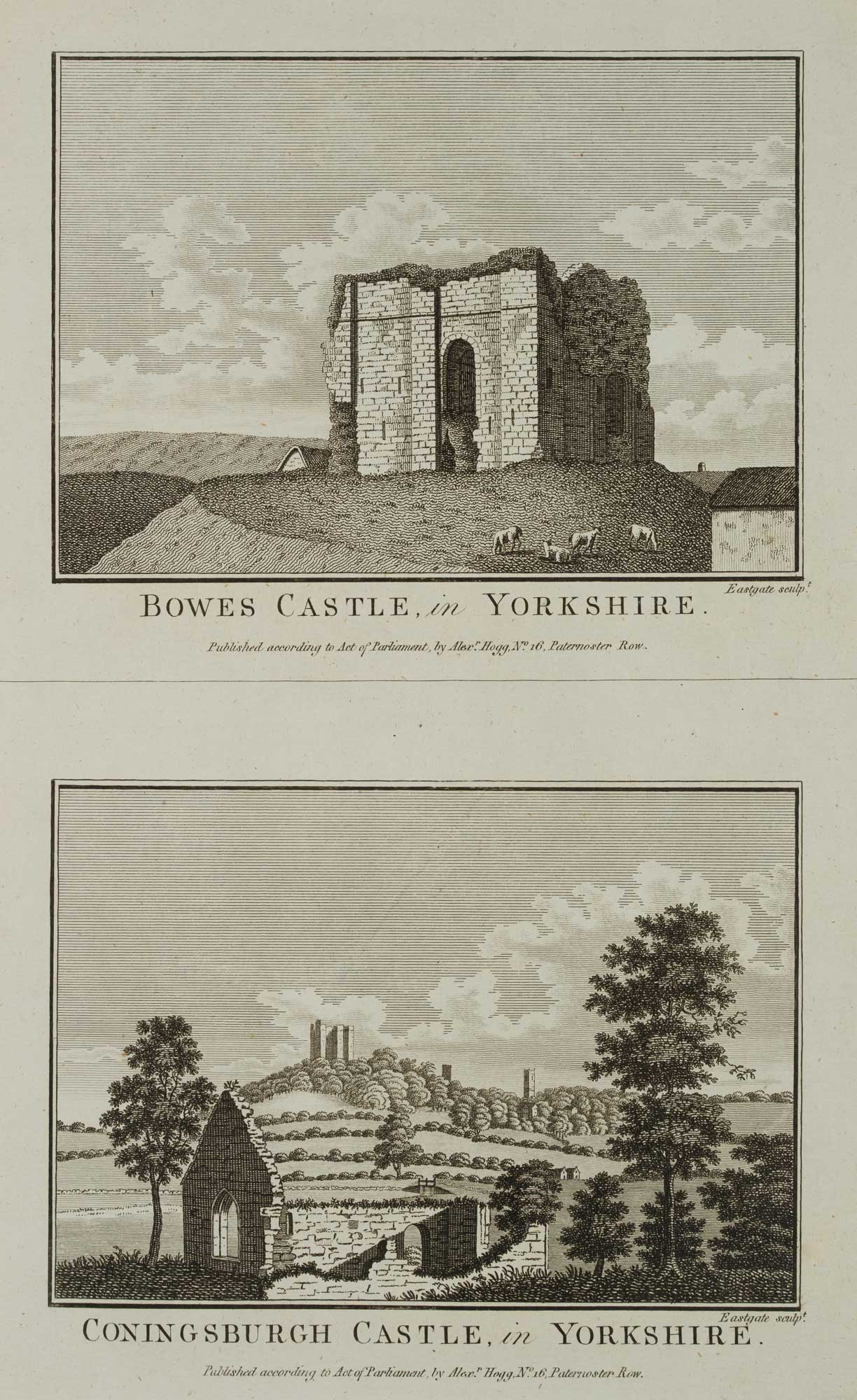 Bowes Castle in Yorkshire