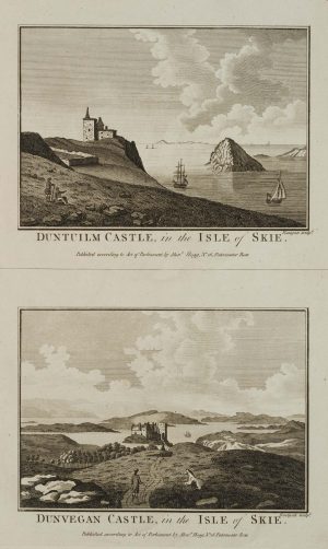 Duntuilm Castle, in the Isle of Skie