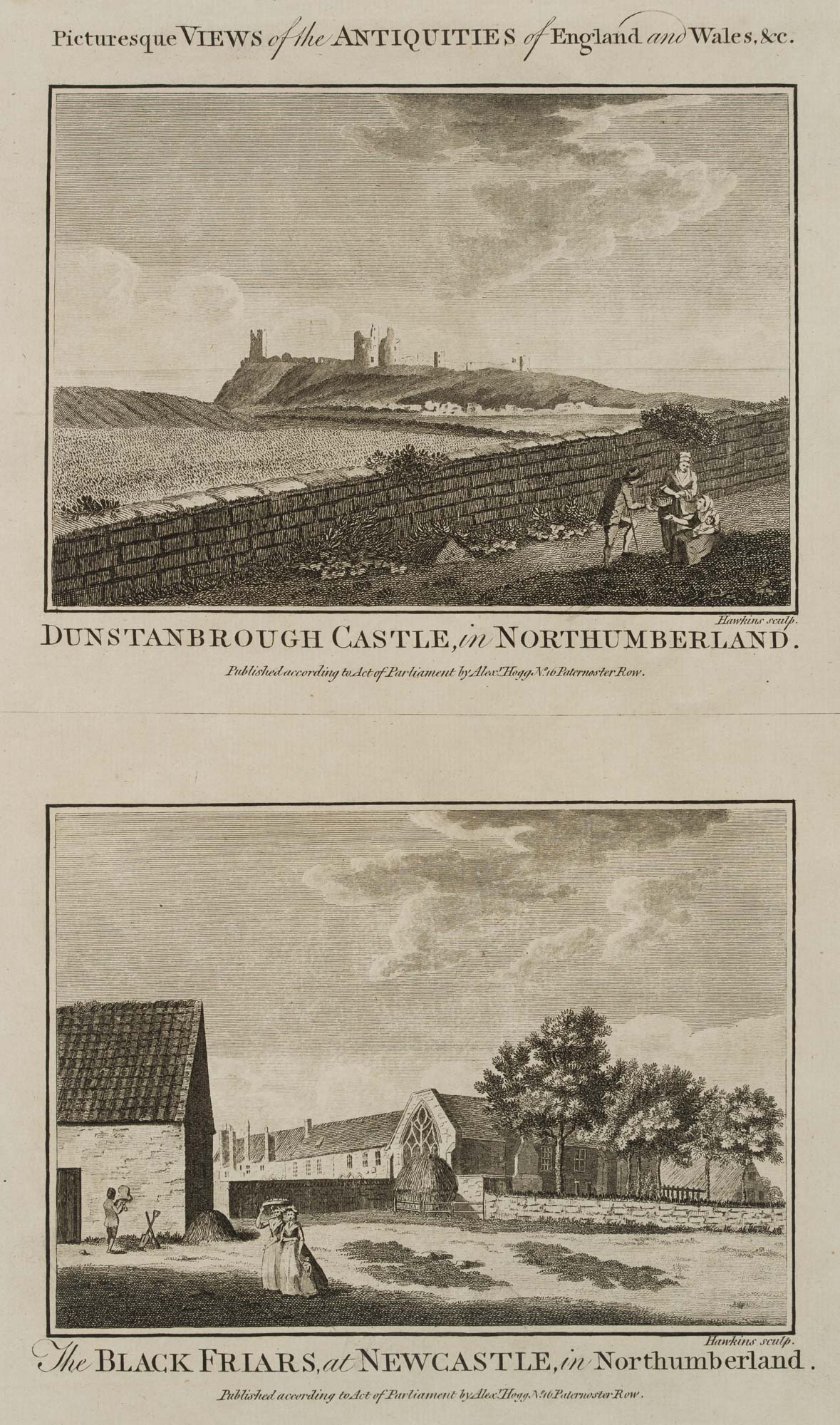 Dunstanbrough Castle, Northumberland