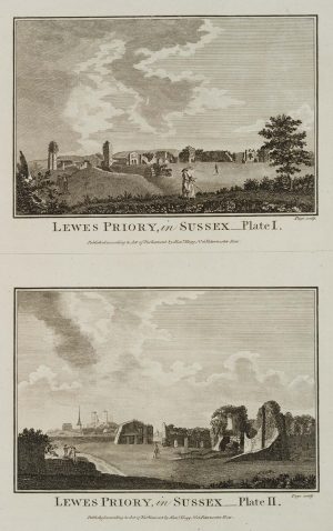 Lewes Priory in Sussex