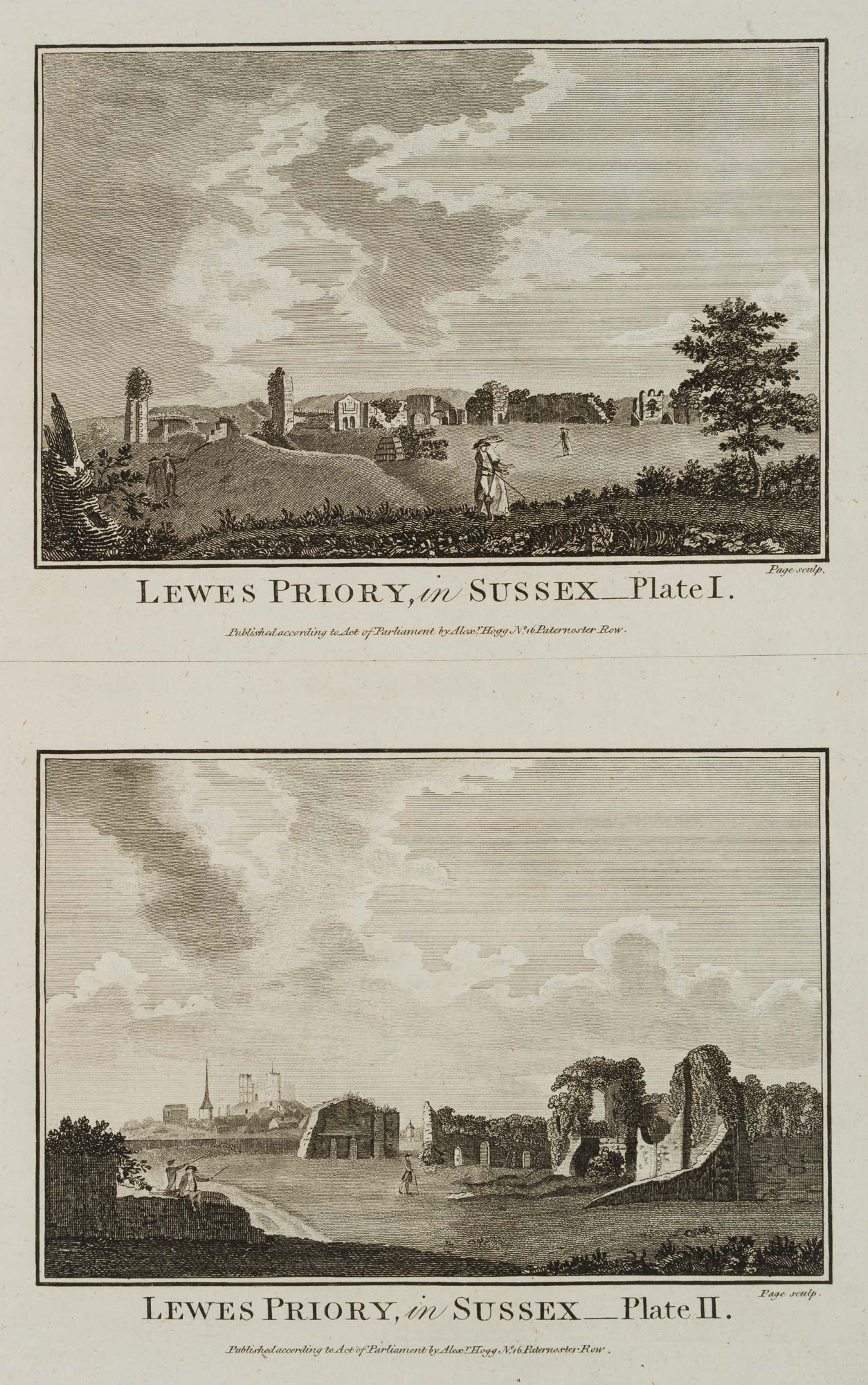 Lewes Priory in Sussex