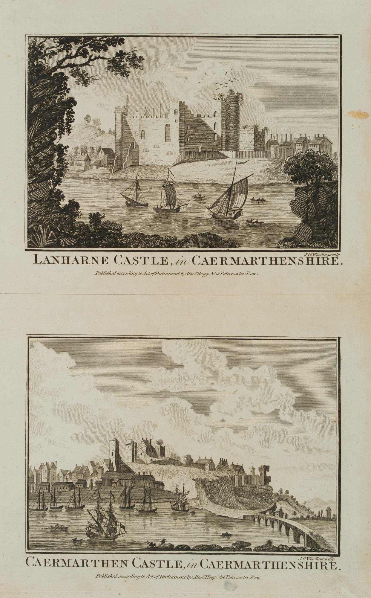 Lanharne Castle, Caermarthenshire