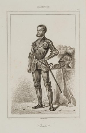 Kaiser Karl V. (HRR) im Harnisch