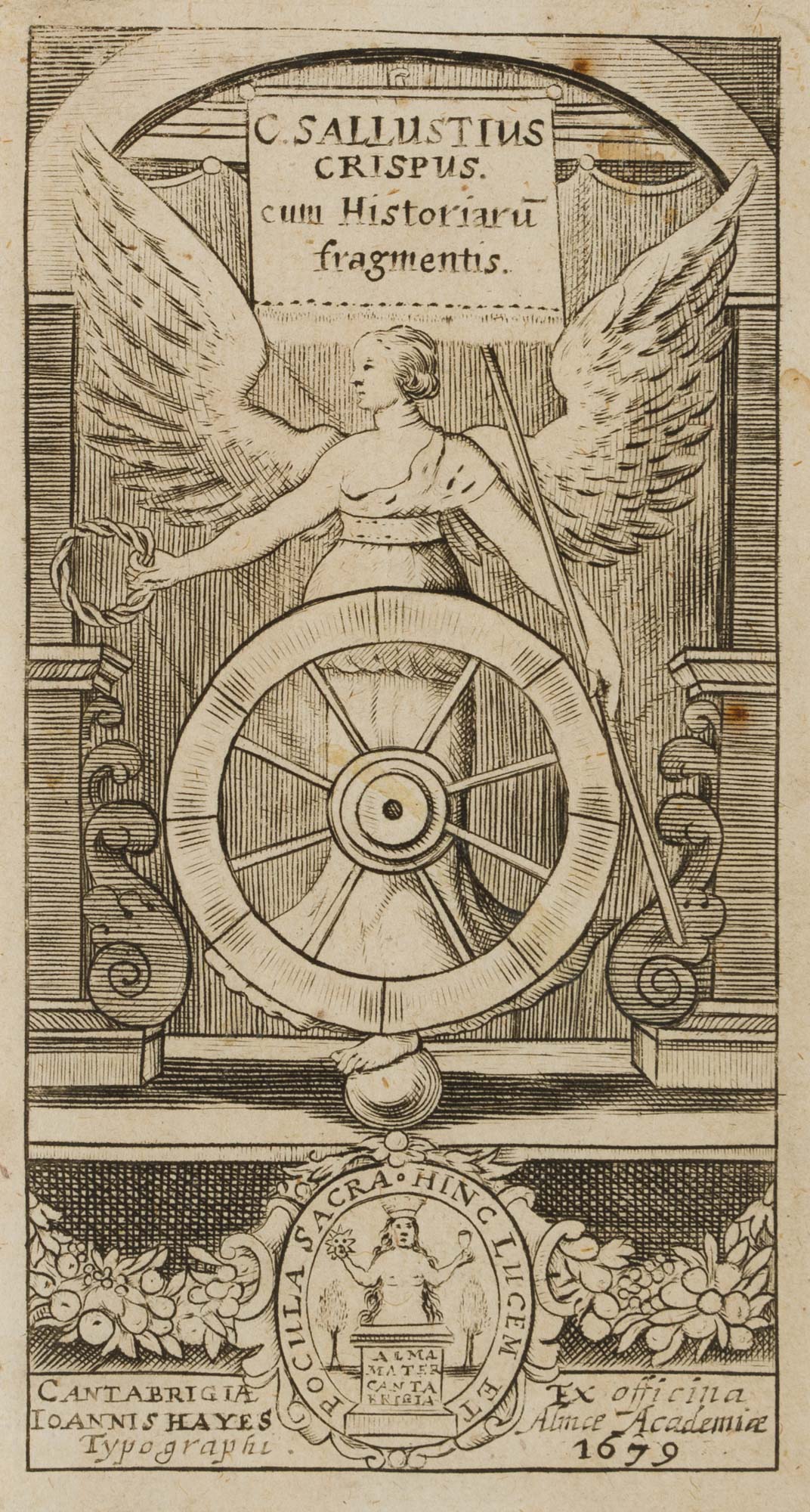 Druckermarke, C. Sallustius Crispus