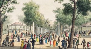 Promenade vor dem Karolinentor, Wien