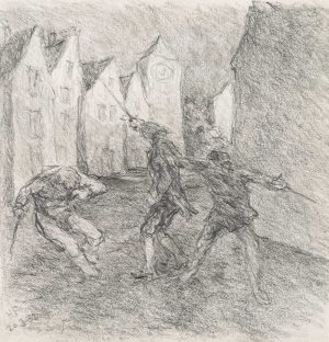 Straßengefecht, nach Goethes Faust