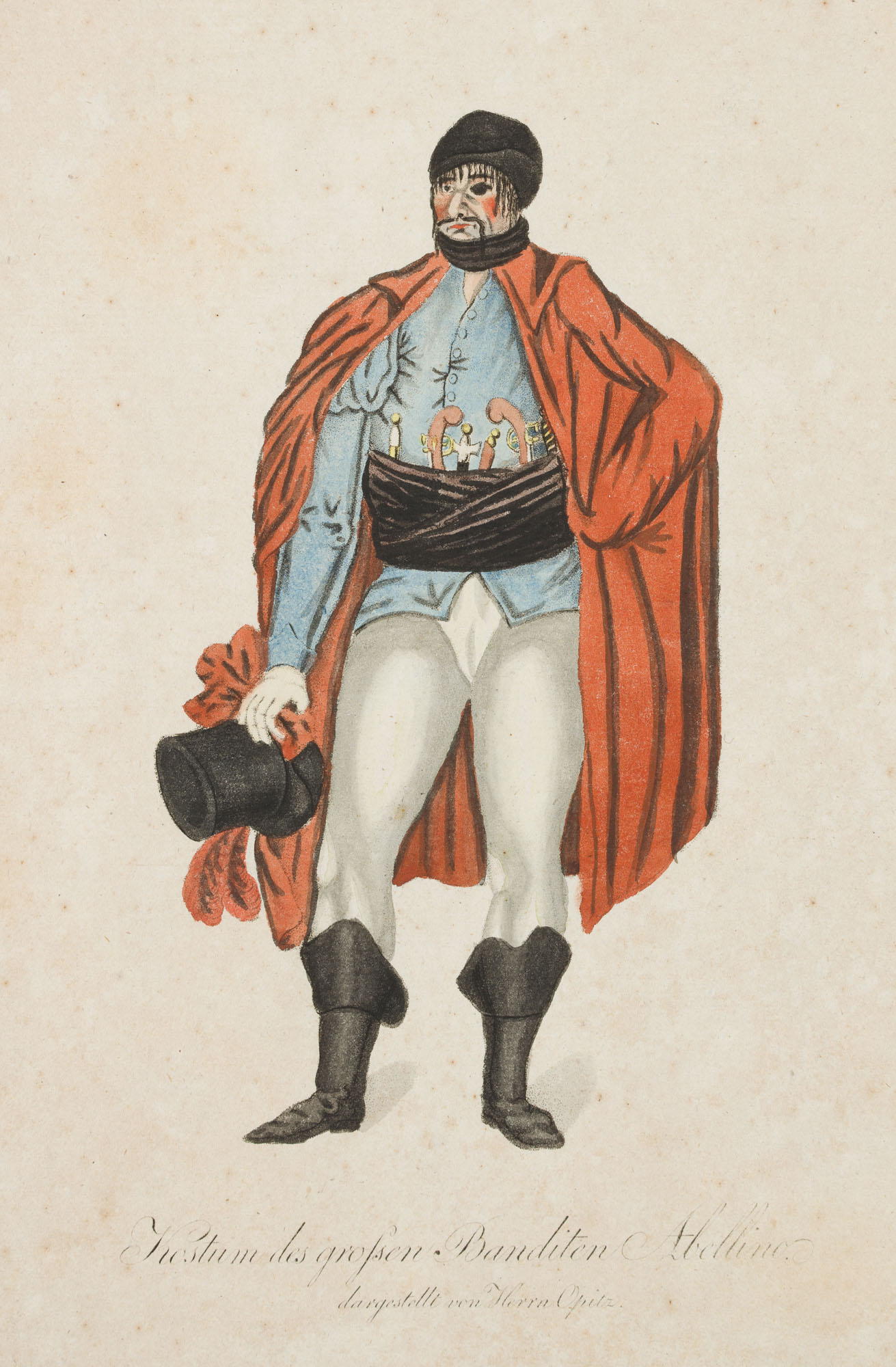 Kostüm des Banditen Abellino, Opitz