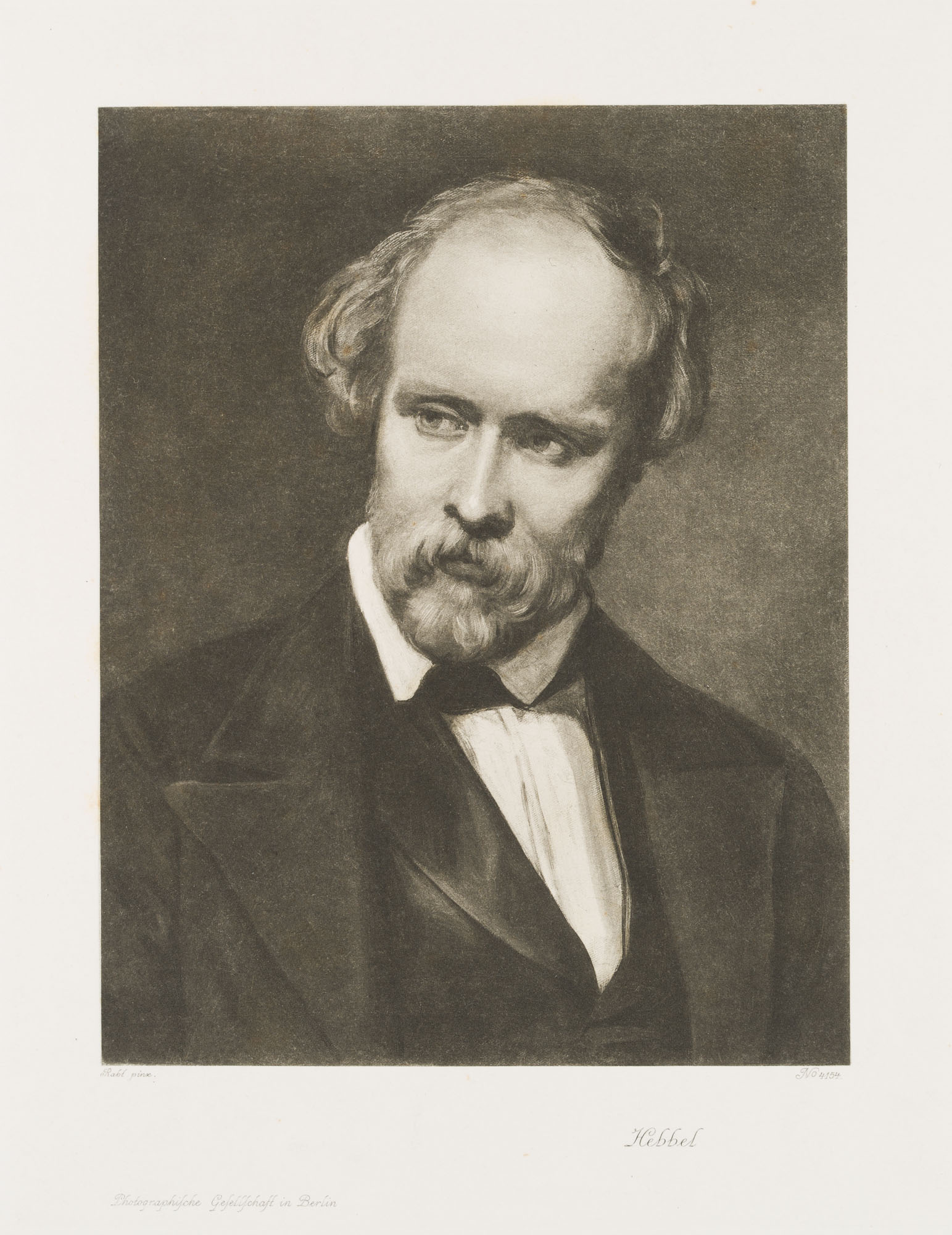 Porträt Friedrich Hebbel