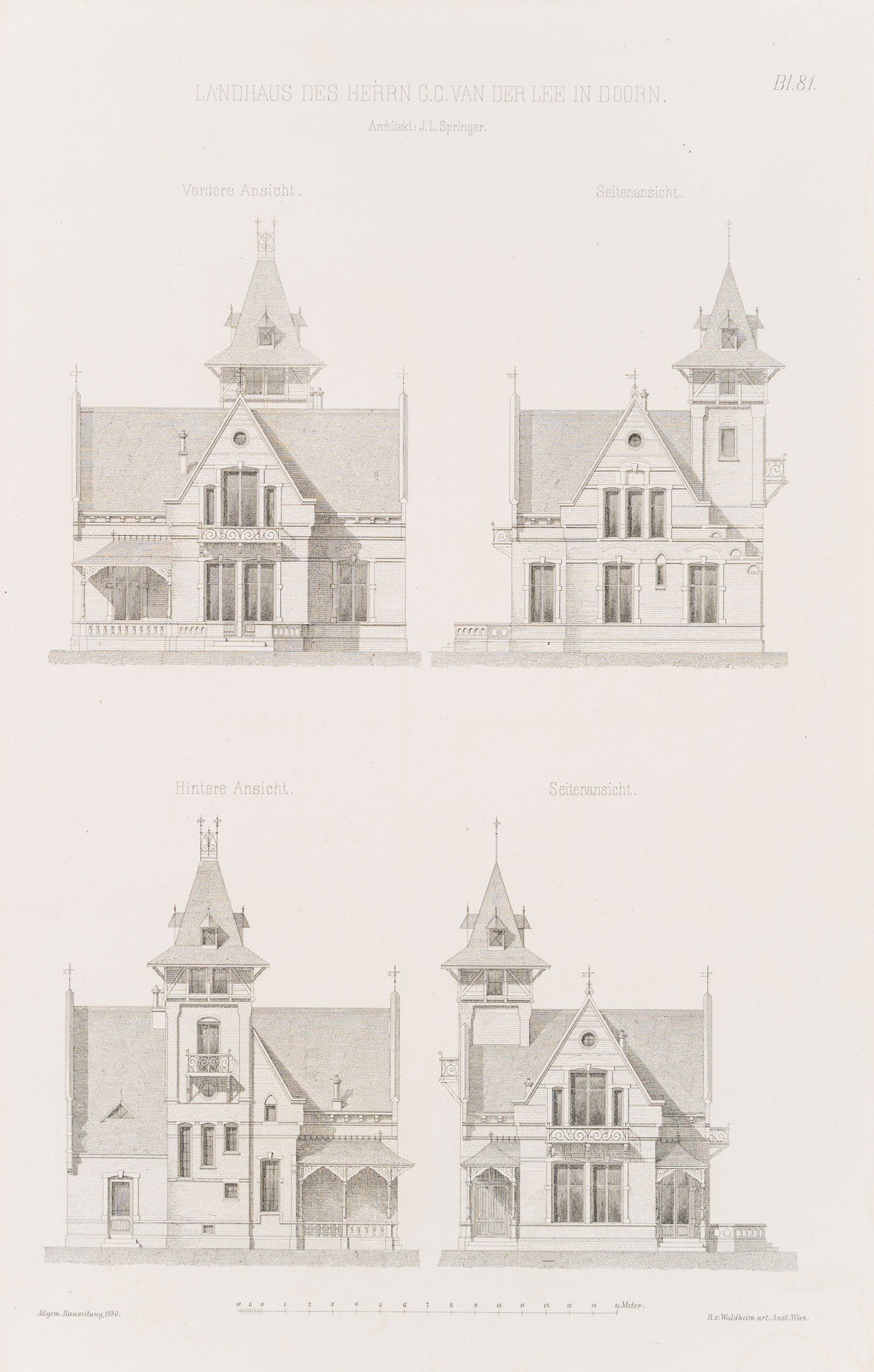 Landhaus v. C. C. van der Lee in Door
