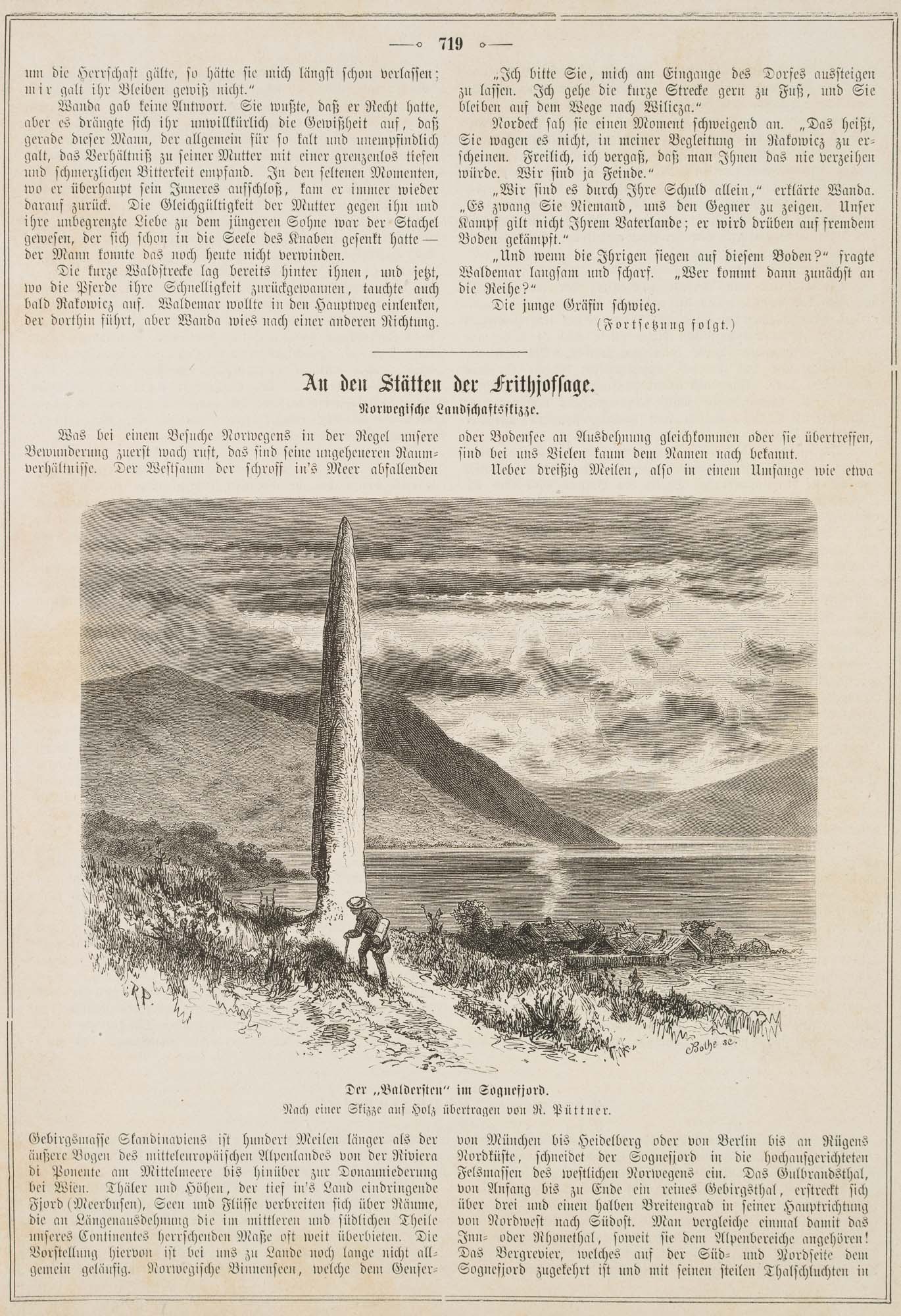 Stätten der Frithjofsage. Norwegen