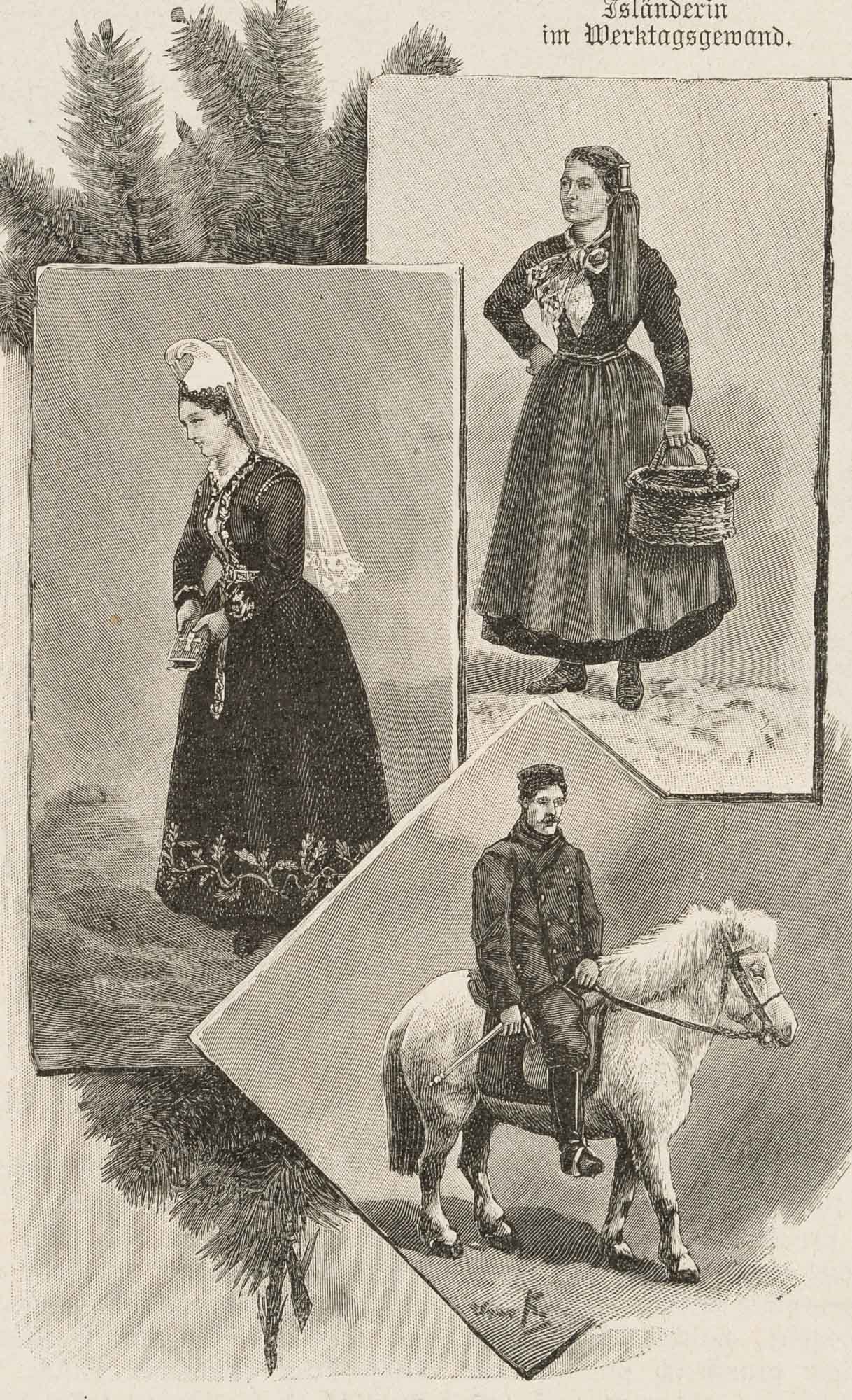 Isländische Trachten