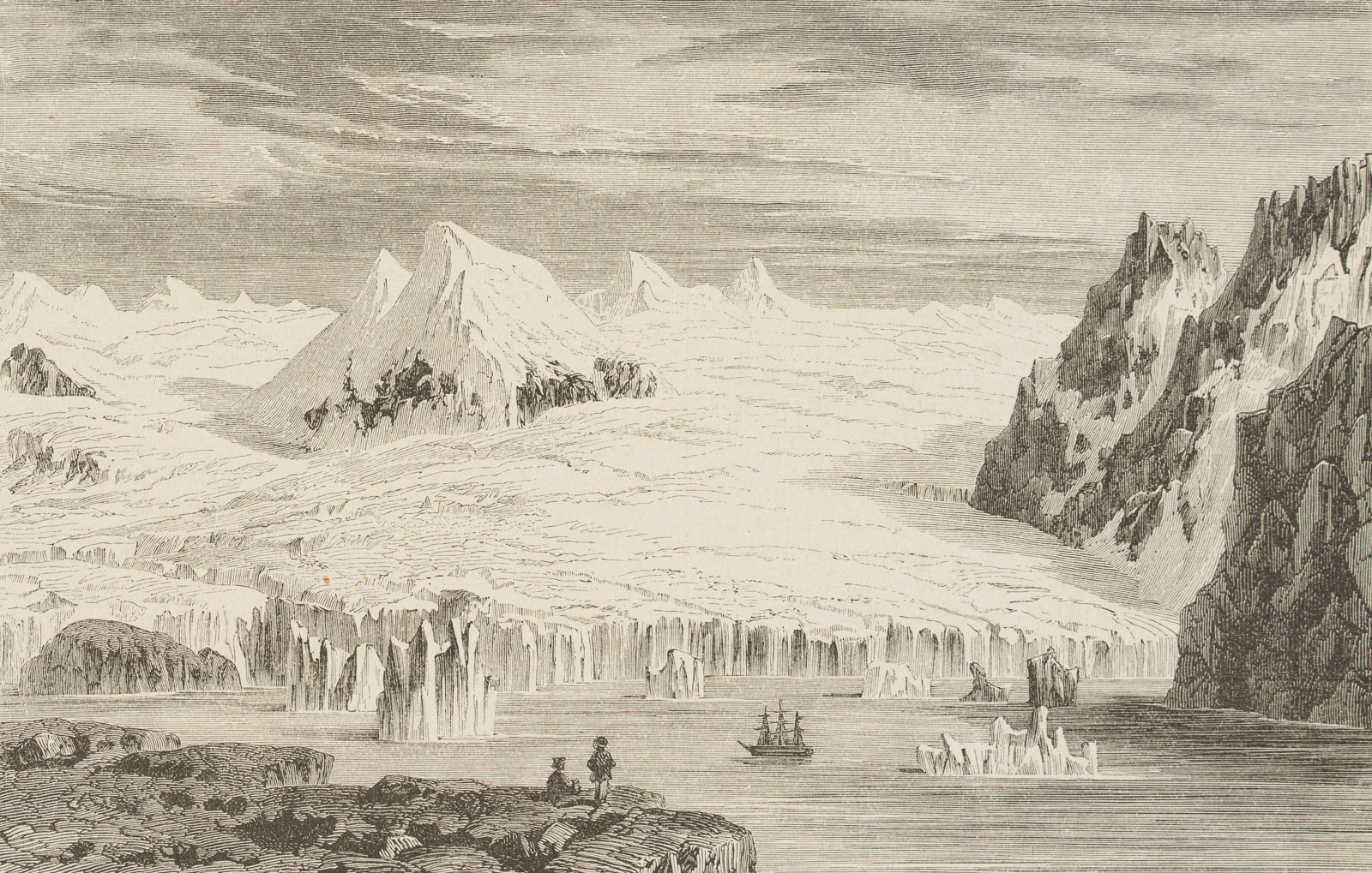 Bai der Engländer auf Spitzbergen