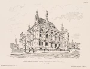 Schulhaus an der Themse, London