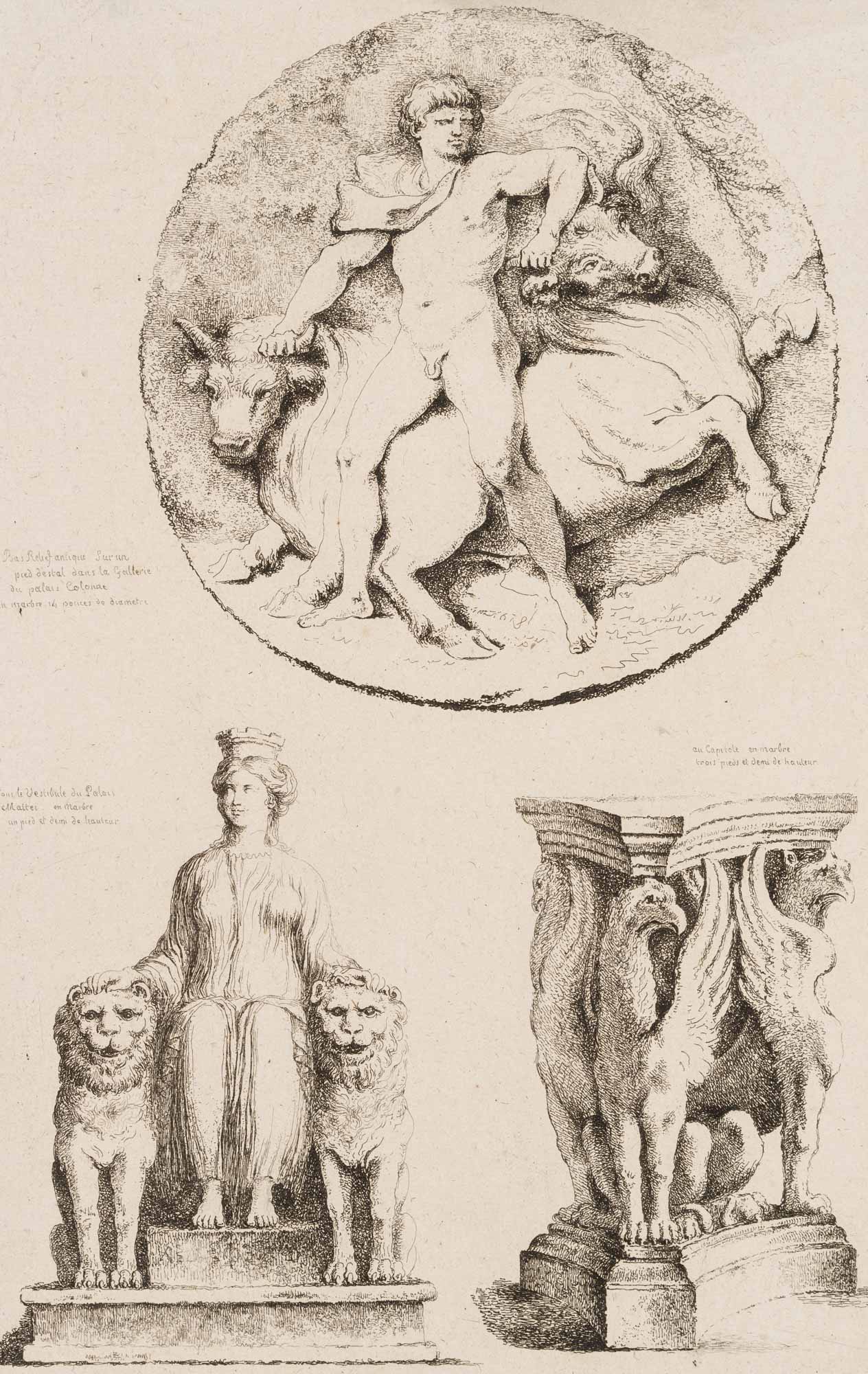 Reproduktionen antiker Statuen