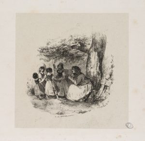 Großmutter mit Kindern