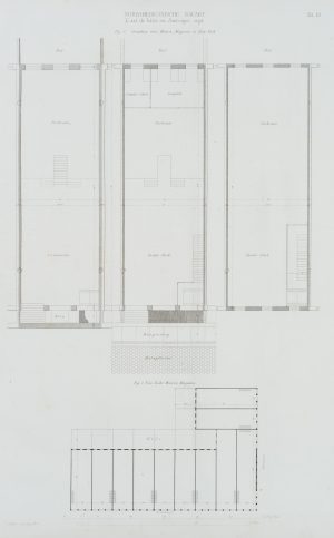 Grundrisse eines Waarenmagazins, NY