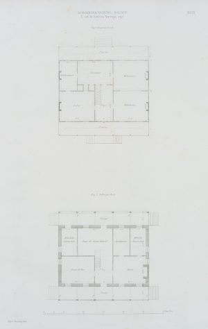 Grundrisse mit Dachwerk, USA