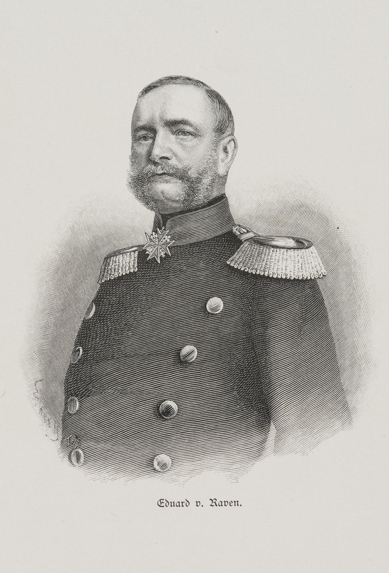 Eduard von Raven, Preuss. Generalmajor