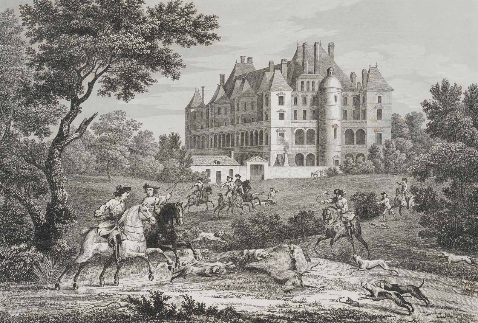 Château de Madrid vers 1724