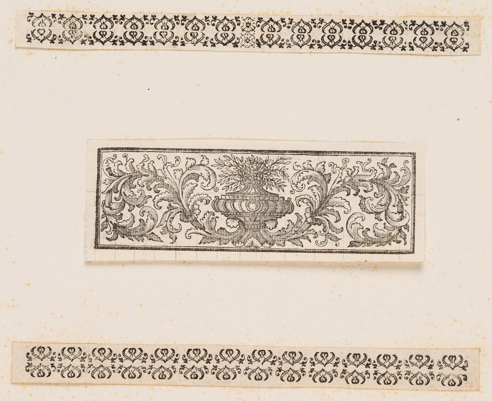 Buchschmuck. Zierleisten, Blumen