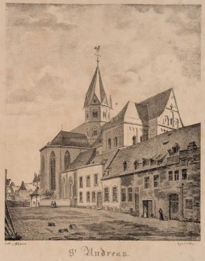 Blick auf St. Andreas, Köln