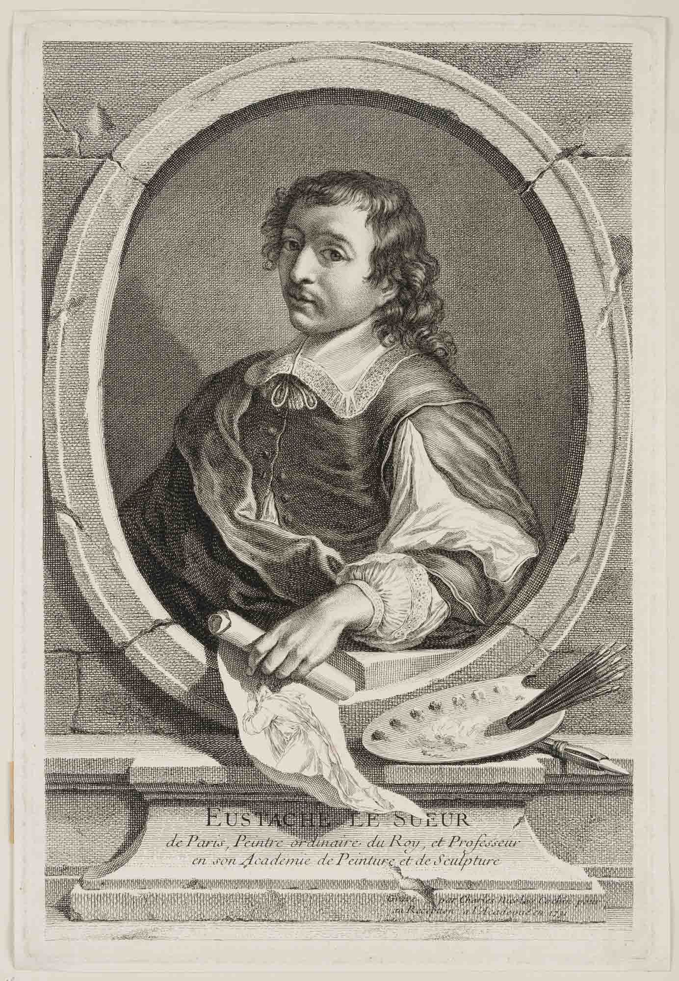 Porträt des Eustache Le Sueur