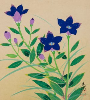 Violette und blaue Blüten, China