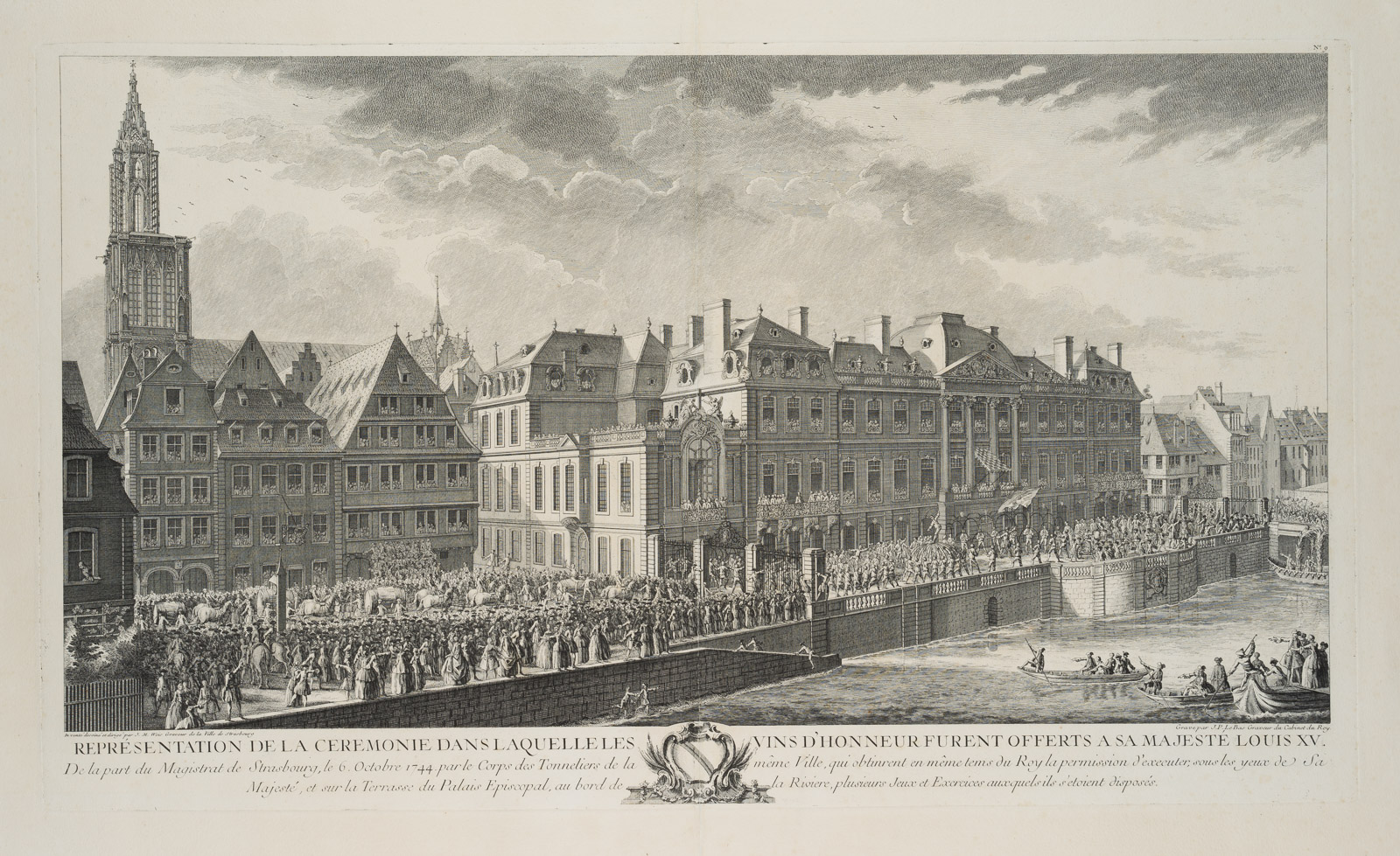 Fest für Louis XV. in Straßburg