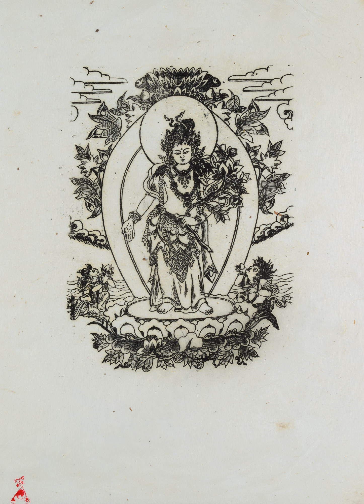 Aus Nepal, Tantrische Gottheit
