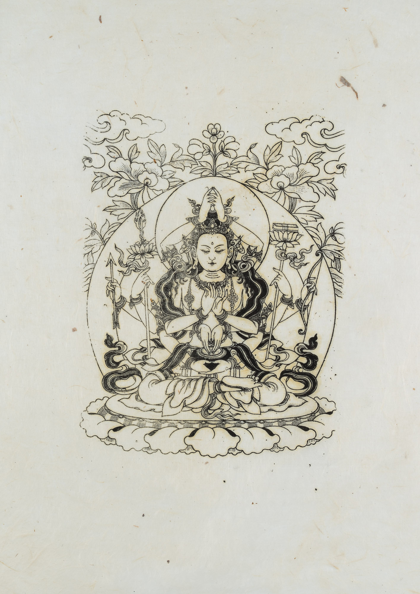 Aus Nepal, Tantrische Gottheit 2