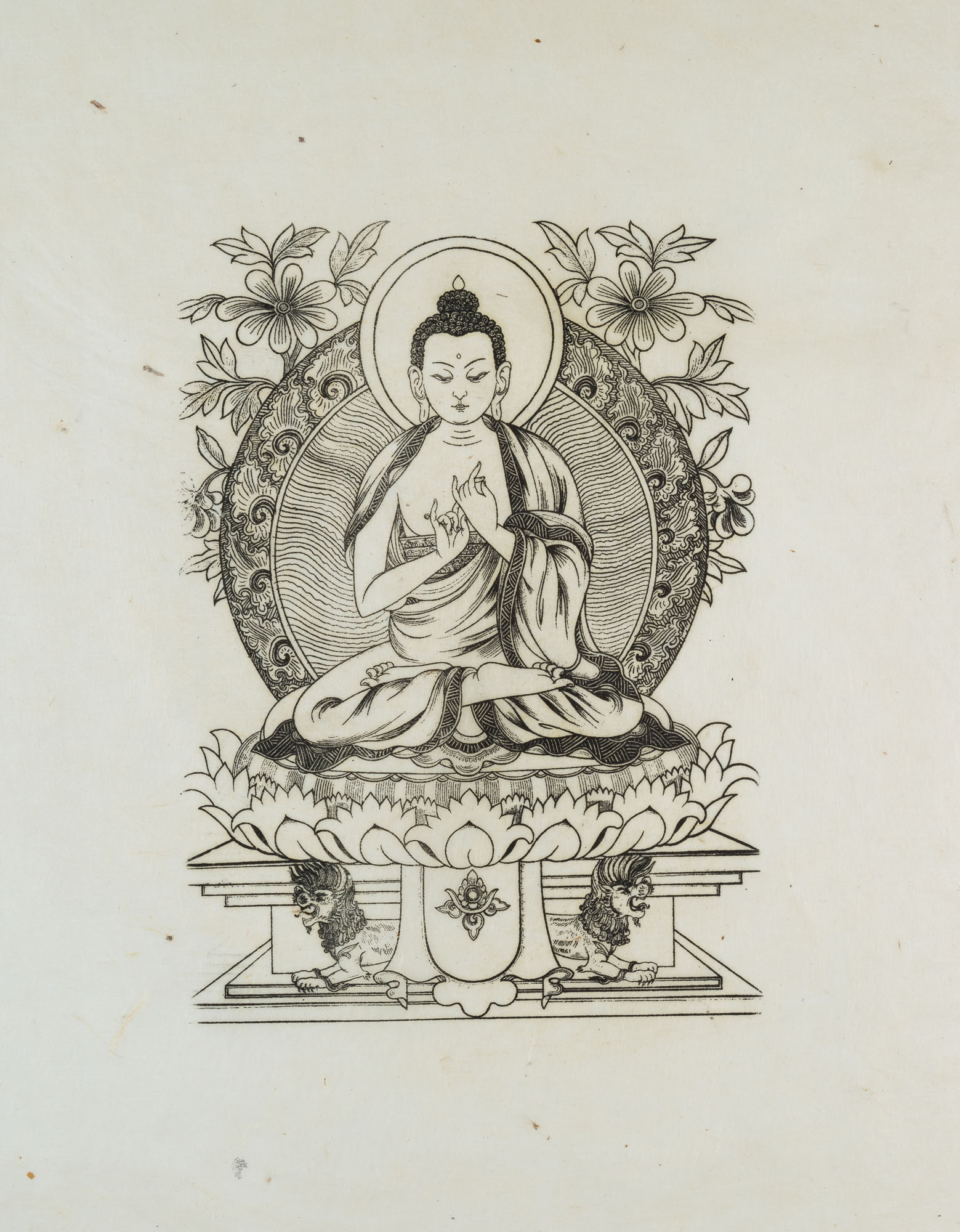 Buddhismus, Dharmachakra Mudra