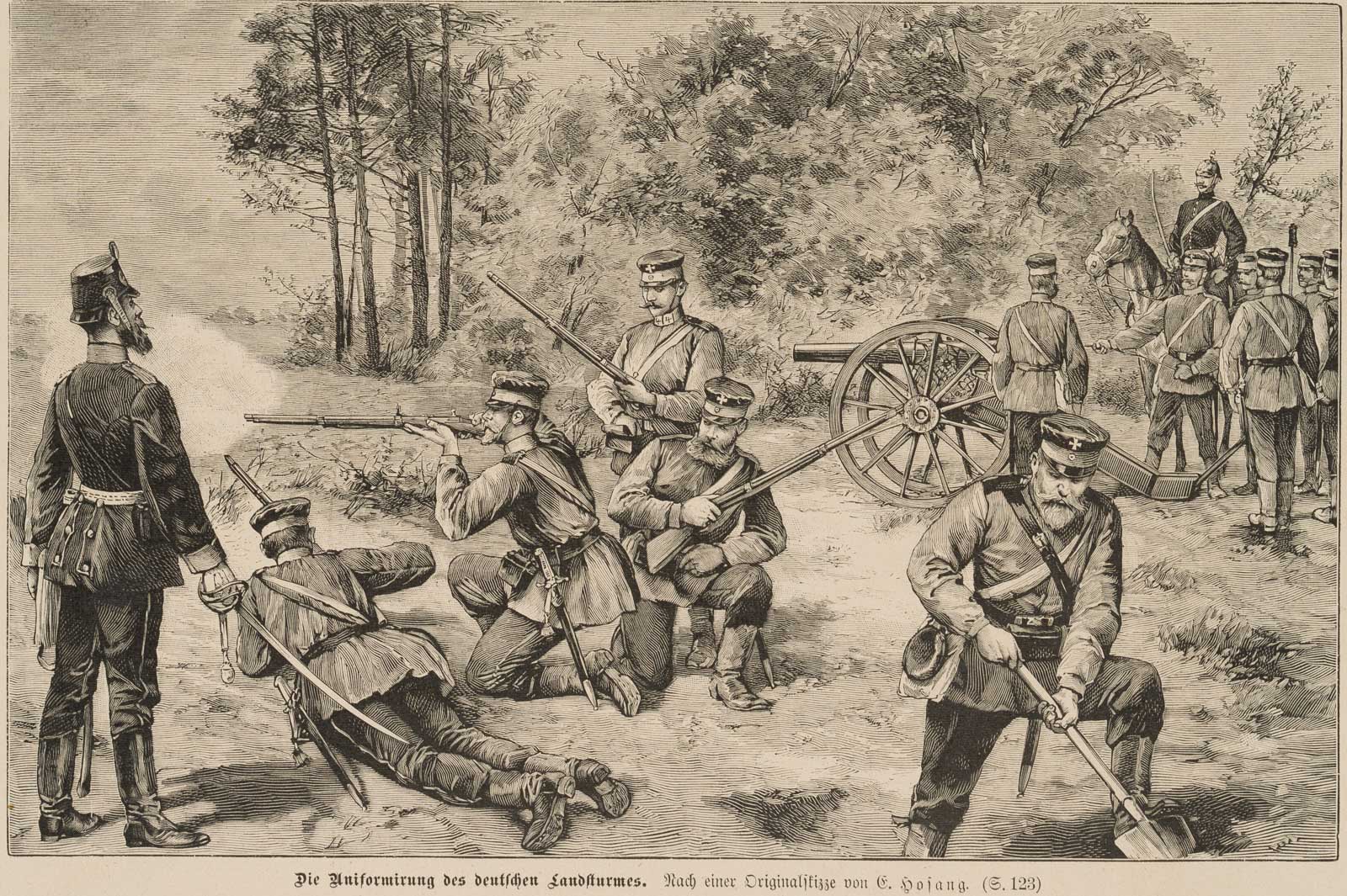 Uniformierung des Landsturmes
