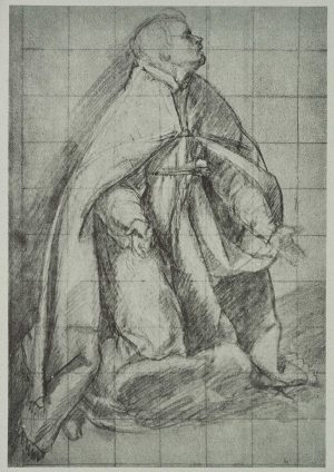 Flehender Geistlicher