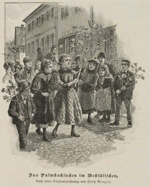 Palmstocksuchen im Westfälischen