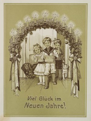 Neujahrsbrief Viel Glück im Neuen Jahre