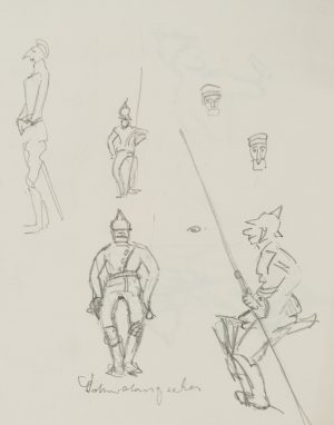 Patrouillierende Soldaten