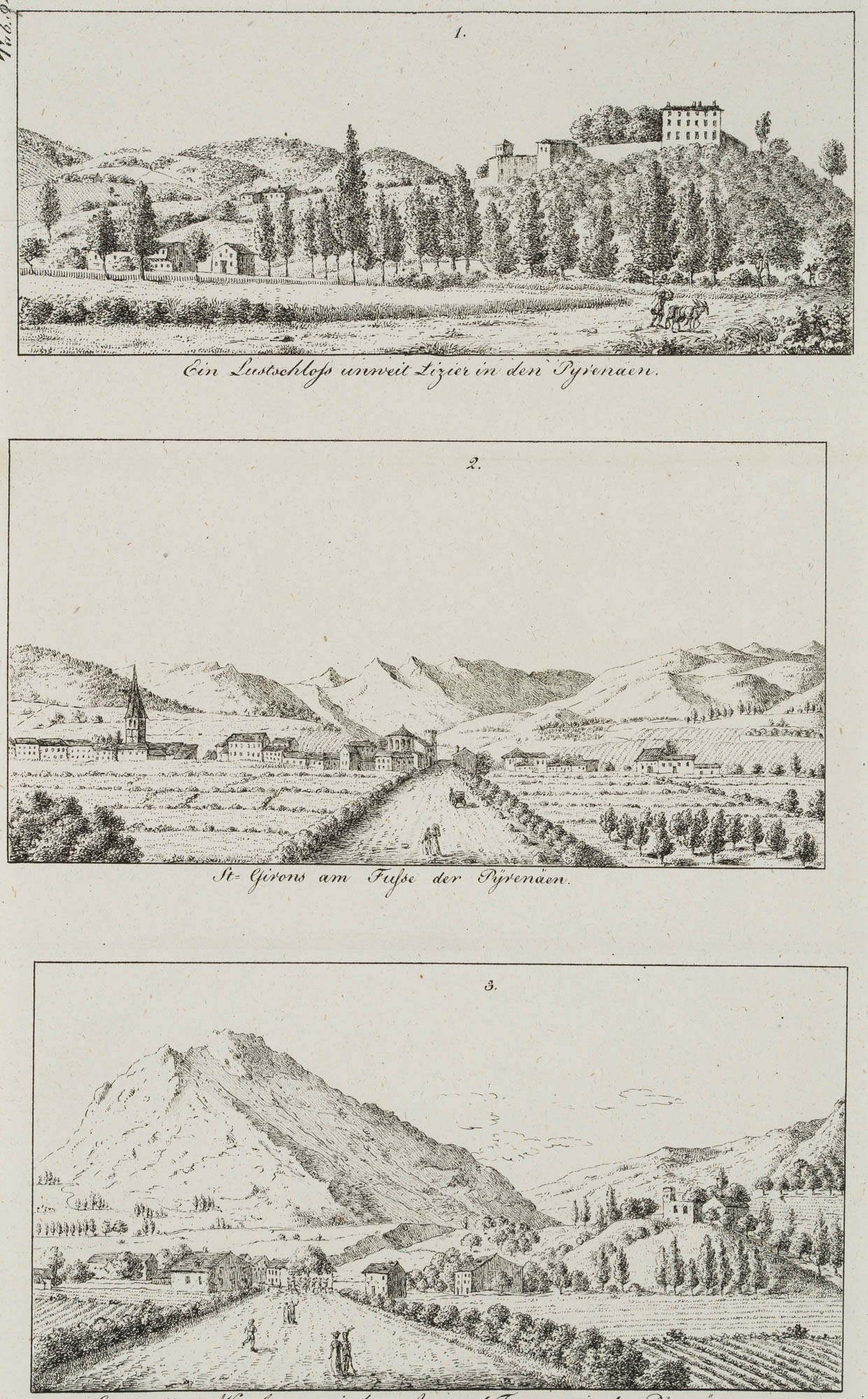 Landschaften von den Pyrenäen