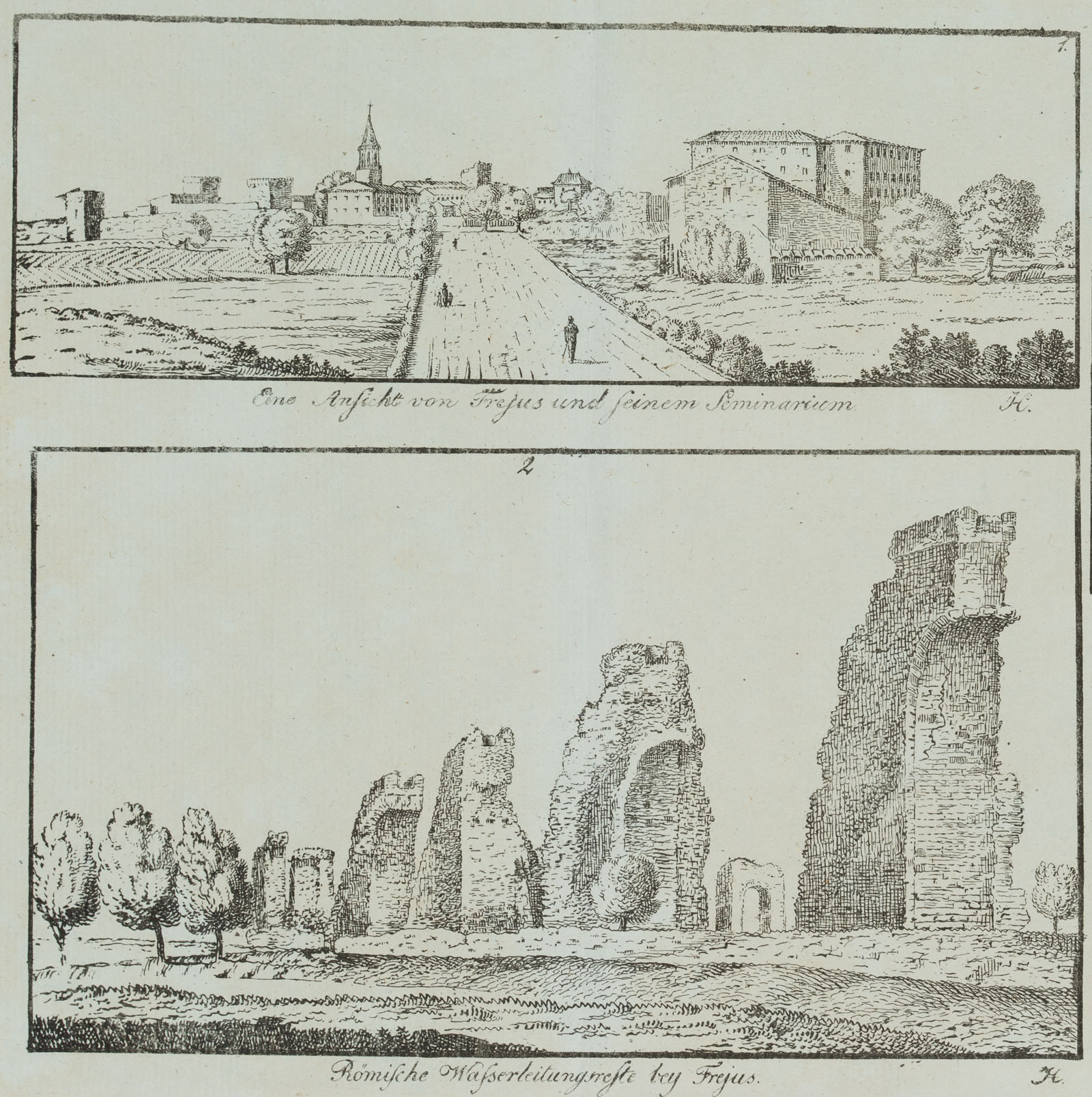 Frejus mit römischer Wasserleitung