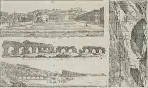 Architektur und Landschaft bei Lyon