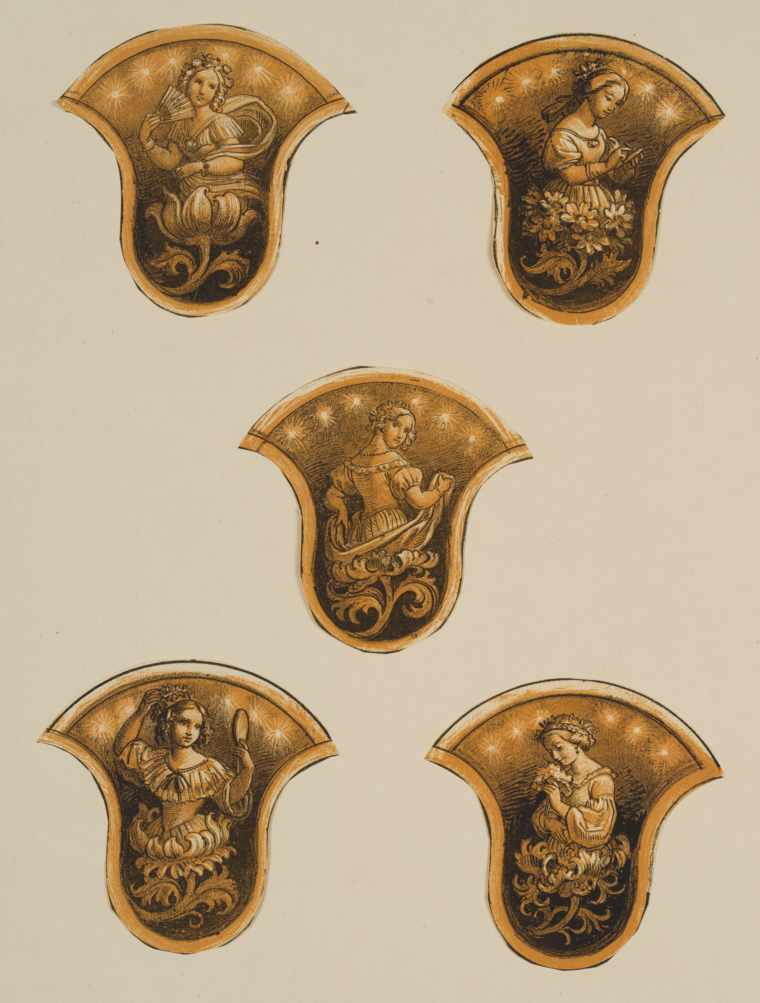 Weibliche Figuren & Arabesken
