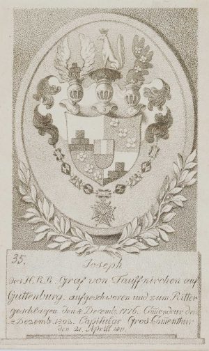 Wappen, Graf Taufkirch zu Guttenburg