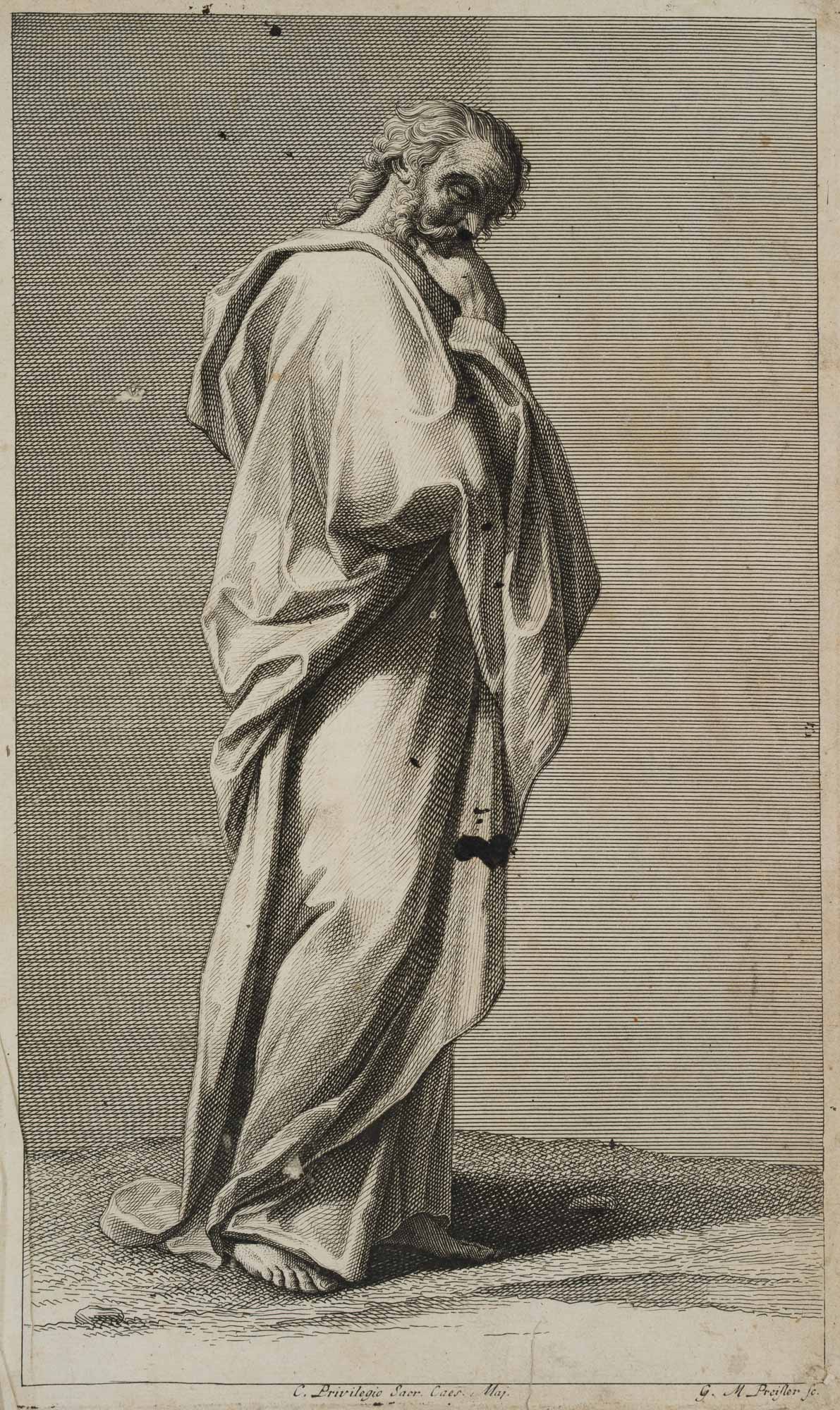 Figurenstudie, Gewandfigur