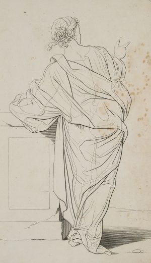 Figurenstudie, Gewandfigur