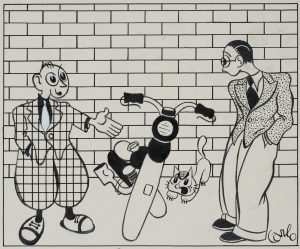 Das Mistvieh N.2, Karikatur