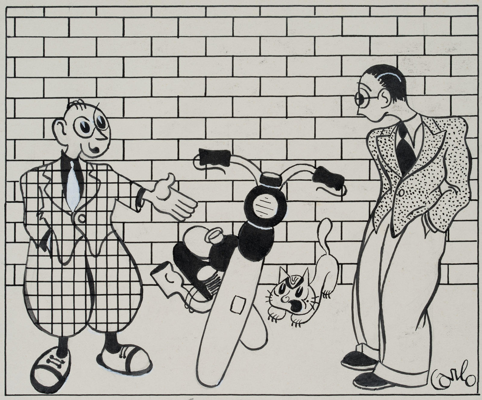 Das Mistvieh N.2, Karikatur