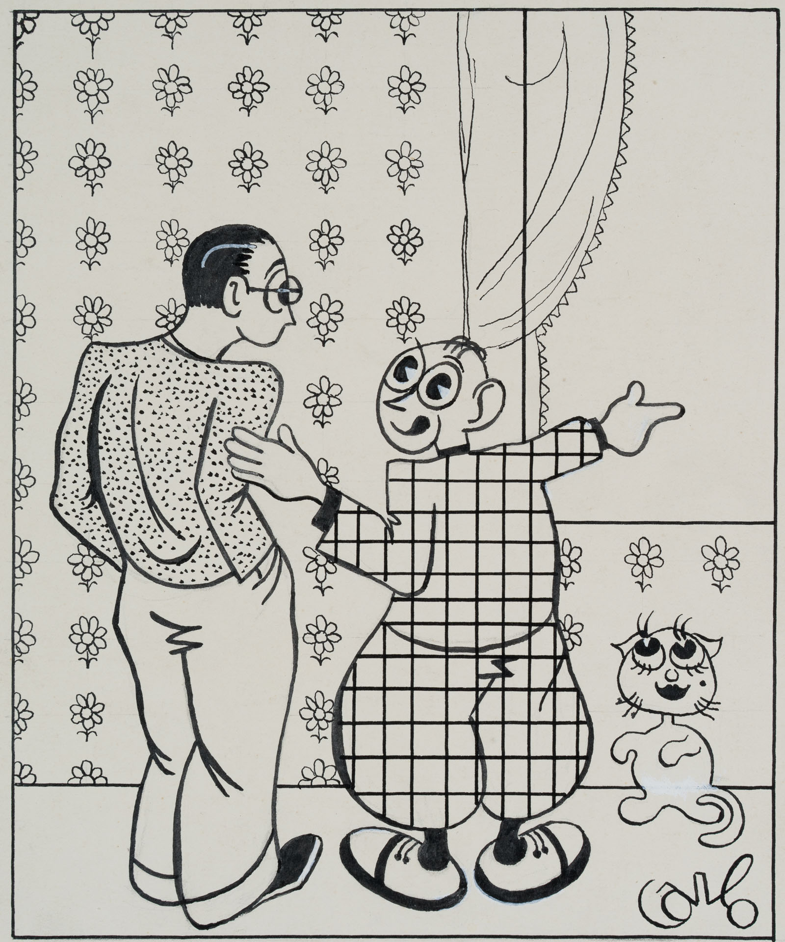 Das Mistvieh N.1, Karikatur